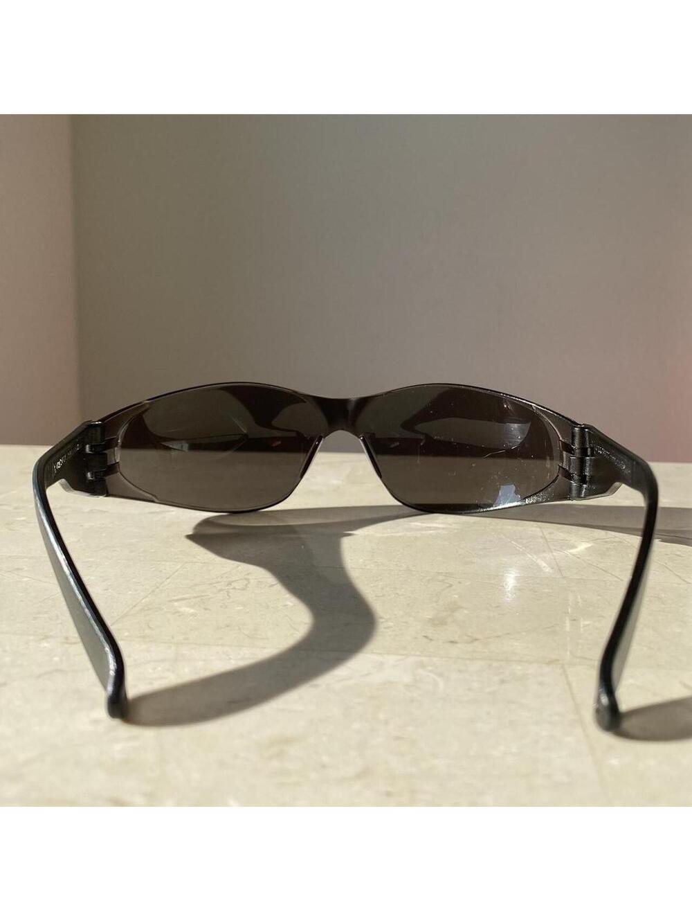 Men's Black and Brown Sunglass